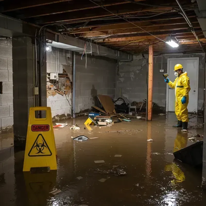 Flooded Basement Electrical Hazard in Venango County, PA Property